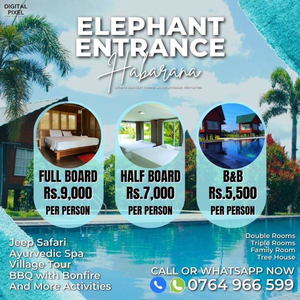 Elephant Entrance Accommodation Offer