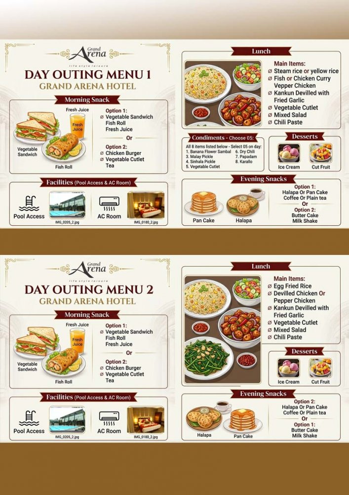 Grand Arena Day Out Packages Offer