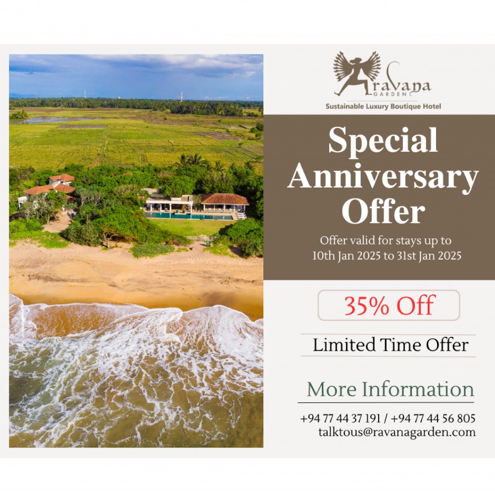 Ravana Garden Accommodation Offer