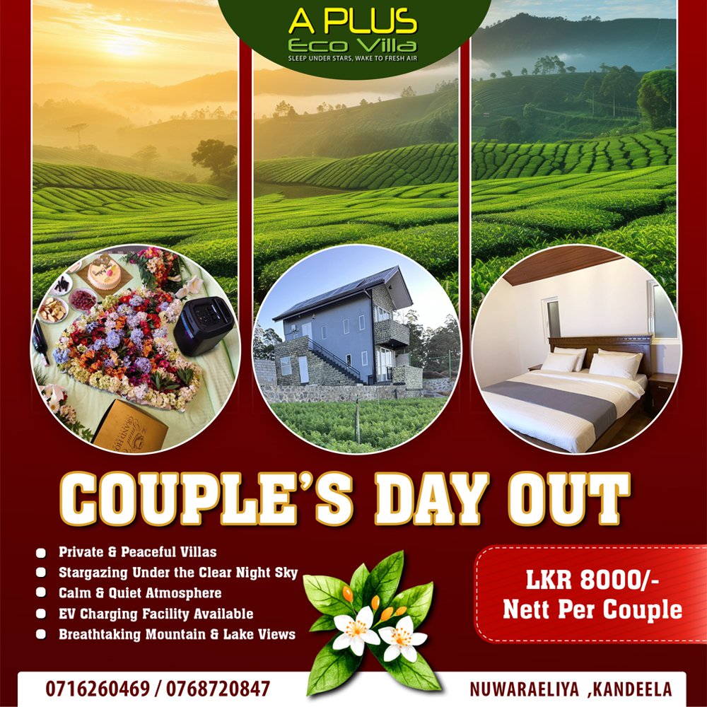 A PLUS ECO VILLA Couple Day Outing Places Offer