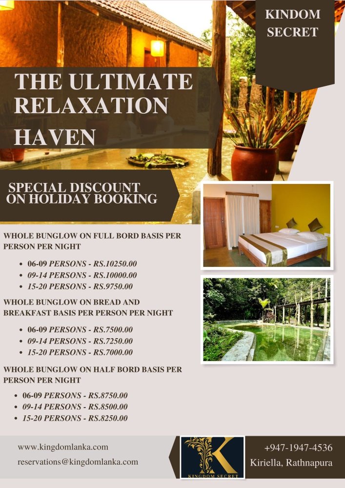 Kingdom Secret Accommodation Offer