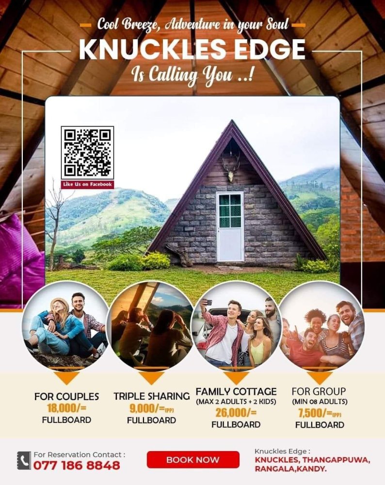 Knuckles edge Accommodation Offer