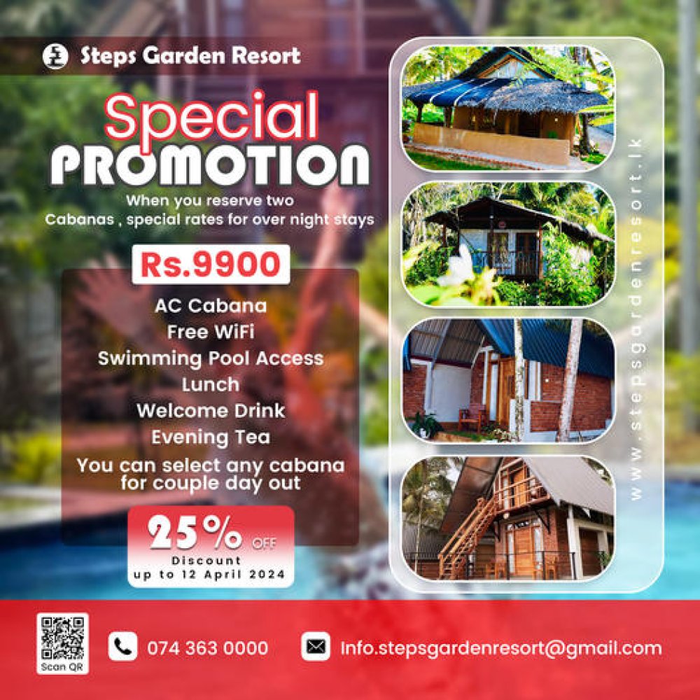Steps Garden Resort Accommodation Offer