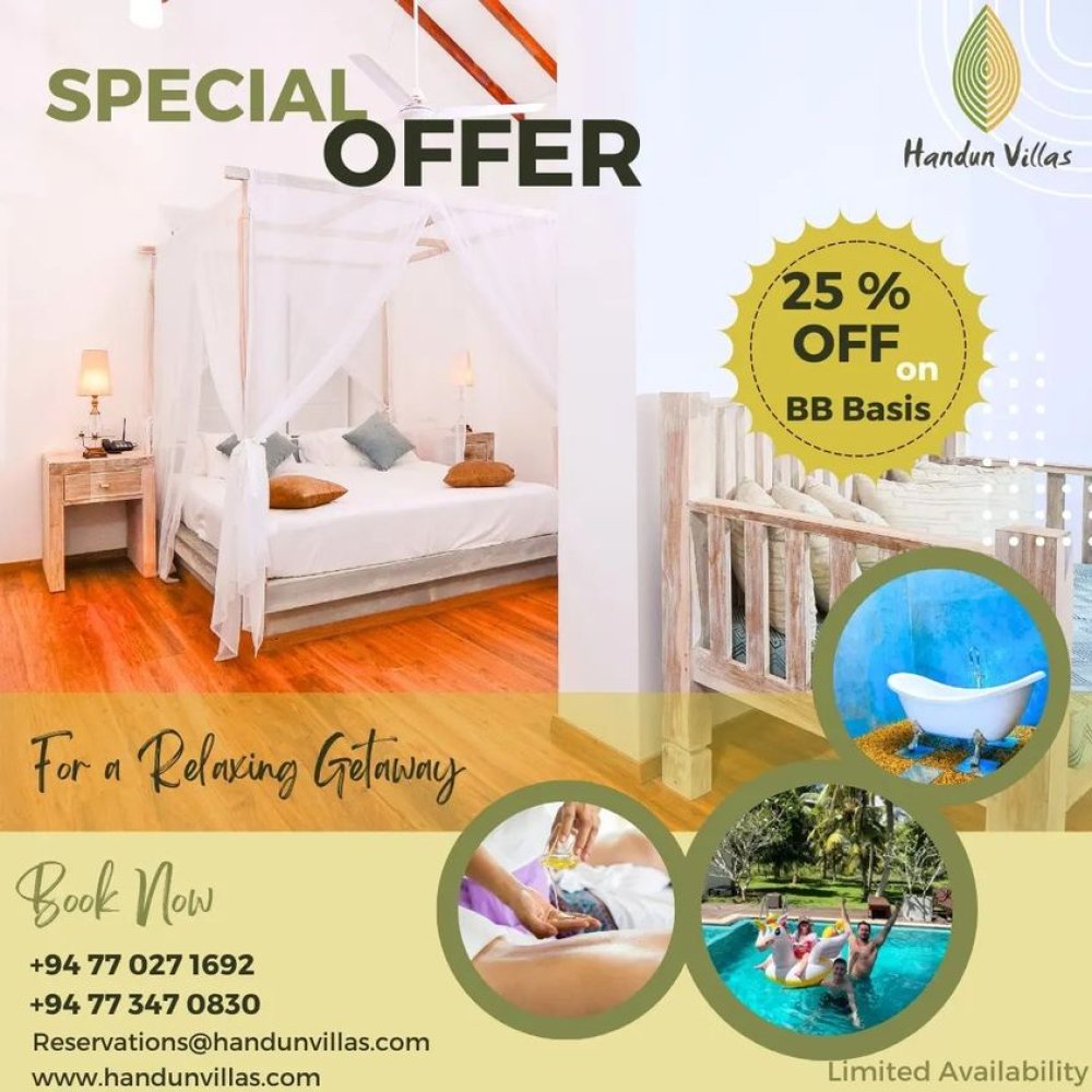 Handun Villas and Restaurants Accommodation Offer