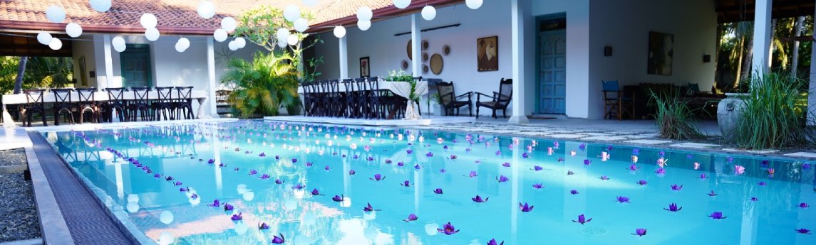 Villa blue lotus Background image