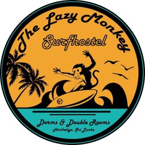 The Lazy Monkey Surfhostel logo