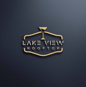 Lake view rooftop logo